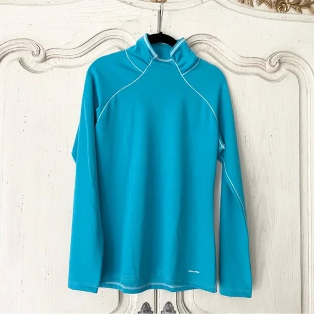 Blue Long Sleeve Top